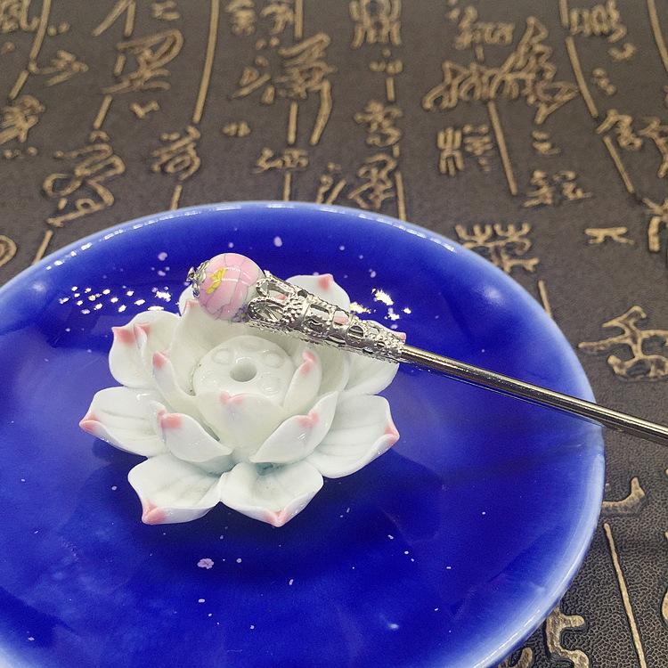 

Жіночий класичний диск для волосся керамічний синьо-білий шпилька для волосся ретро головний убір шпилька для волосся з квіткою сливи проста шпилька антикварні аксесуари для волосся