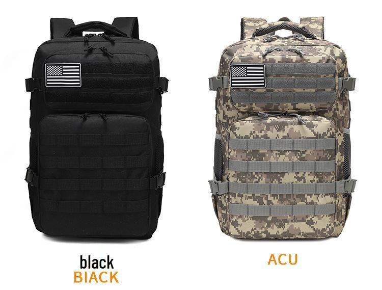 35L Camouflage Tactical Outdoor Backpack for Cycling, Hiking, and Camping