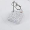 Sleekly Toothbrush Holder Rack With Rustproof Metal And Marble Stability
