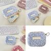 Plush Leopard Print Multifunctional Storage Pouch with Smooth Zippers for Organizing ID Cards Coin Keys and Small Items