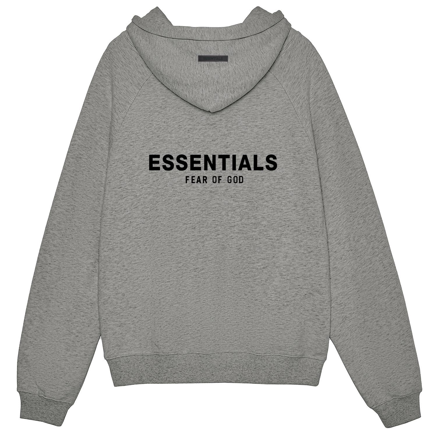 Унисекс свободная толстовка с капюшоном ESSENTIALS ZONE от FEAROFGOD L