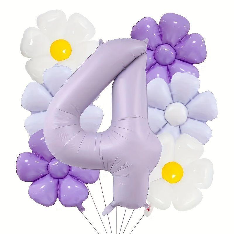 Daisy-themed Daisy Balloon Set for Children's Birthday Party and First Birthday Decorations