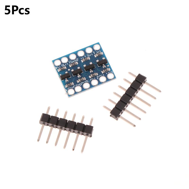 5/10/15Pcs Level Conversion Module 4 Channel Iic I2C Logic Level Converter Bi-Directional Module 5V To 3.3V