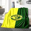 Manchester Crest Blankets Flannel Printed Breathable Warm Throw Blanket for Home Office Bedspreads 0708a10