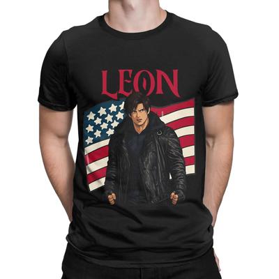 Unisex Leon S Kennedy Resident Evil 9 Requiem Printed TShirt Pure Cotton Clothing Women And Men Comfortable Tshirts