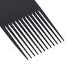 Professional Salon Hairdressing Plastic Black Wide Long Tooth Hair Comb