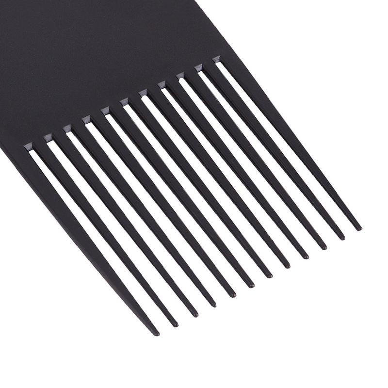 Professional Salon Hairdressing Plastic Black Wide Long Tooth Hair Comb
