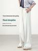 Tencel Linen Women's Wide-Leg Pants: Spring 2026 Arrivals, Elastic Waist, Drawstring, Drape Slimming Straight Leg.