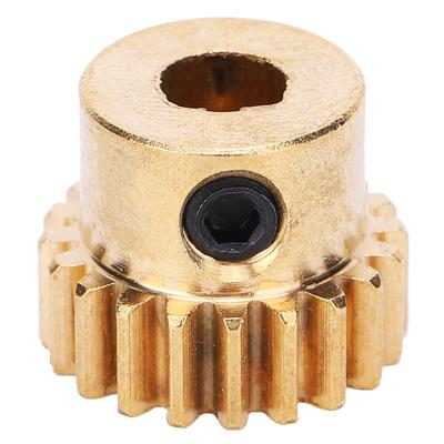 430100060020 Sostituzione Ingranaggio in Ottone 20 Denti Foro a D 6 mm 0.8 MOD per Robot Industriale