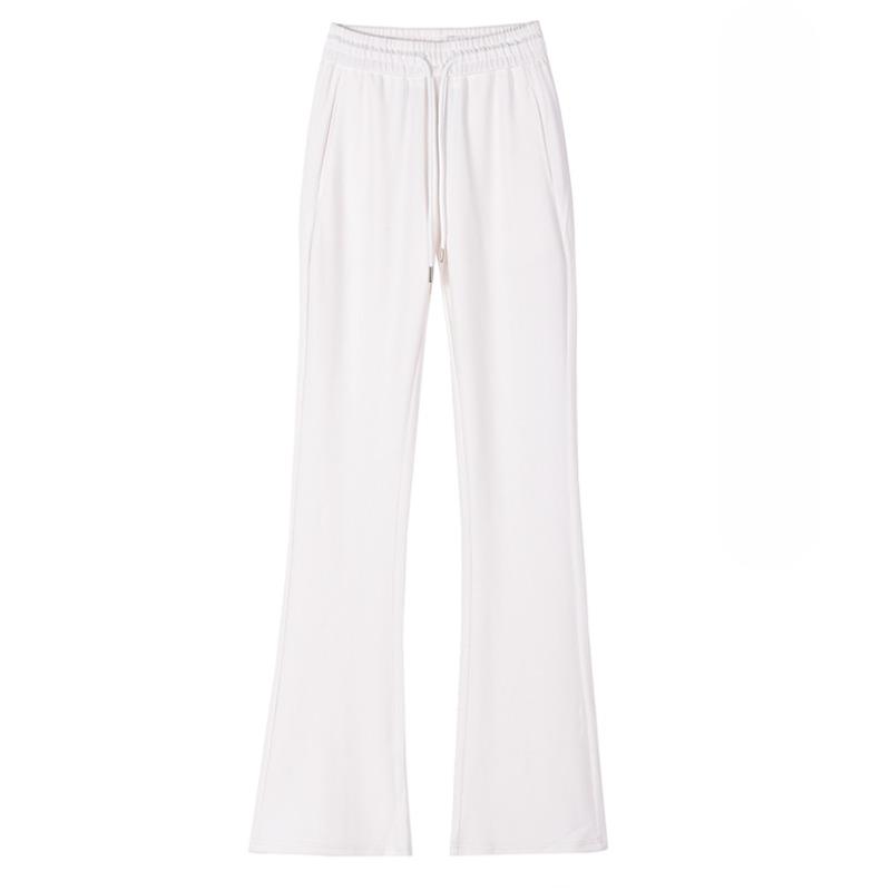 

Dimanaf 2025 Лето Плюс Размер Женские Винтажные Шаровары Высокая Талия Базовые Эластичные Брюки Свободные Повседневные Хлопковые Брюки 5XL белый