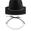 Trucker Hat Decoration Silver Chain Mesh Hat Accessories Rhinestones Chain for Mesh Baseball Hat Accessories