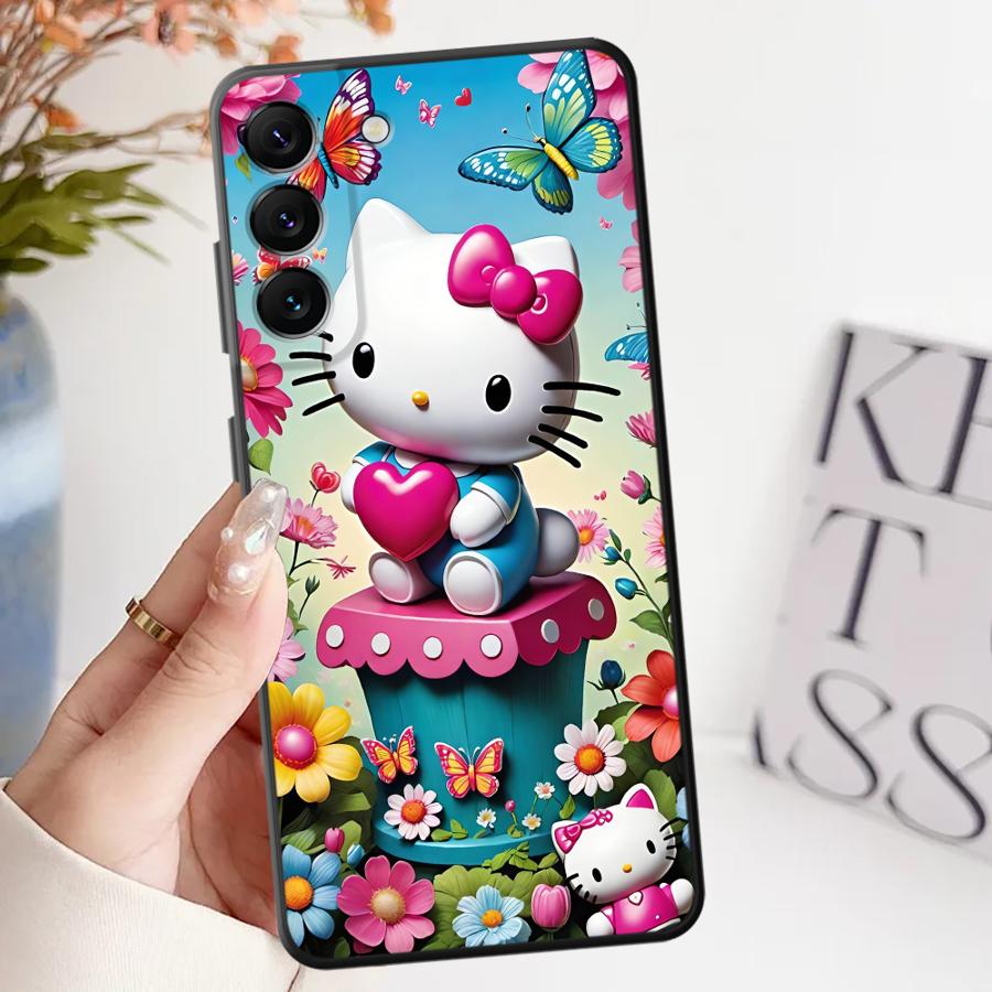

Red Hello Kitty Soft Back Phone Cover Case for Samsung Galaxy A12 A13 A14 A15 A72 A73 A51 A52 A24 A31 A54 A71 A33 A34 A16 A21s Galaxy A32 4G
