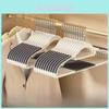 Plastic Dualposition Clothes Hangers With Nonslip Design For Wet And Dry Garments