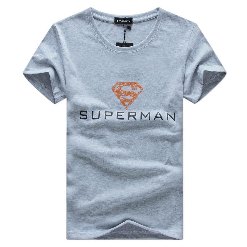 QICED Summer Short-sleeved T-shirt Men's O-neck Trend Bottom Shirt