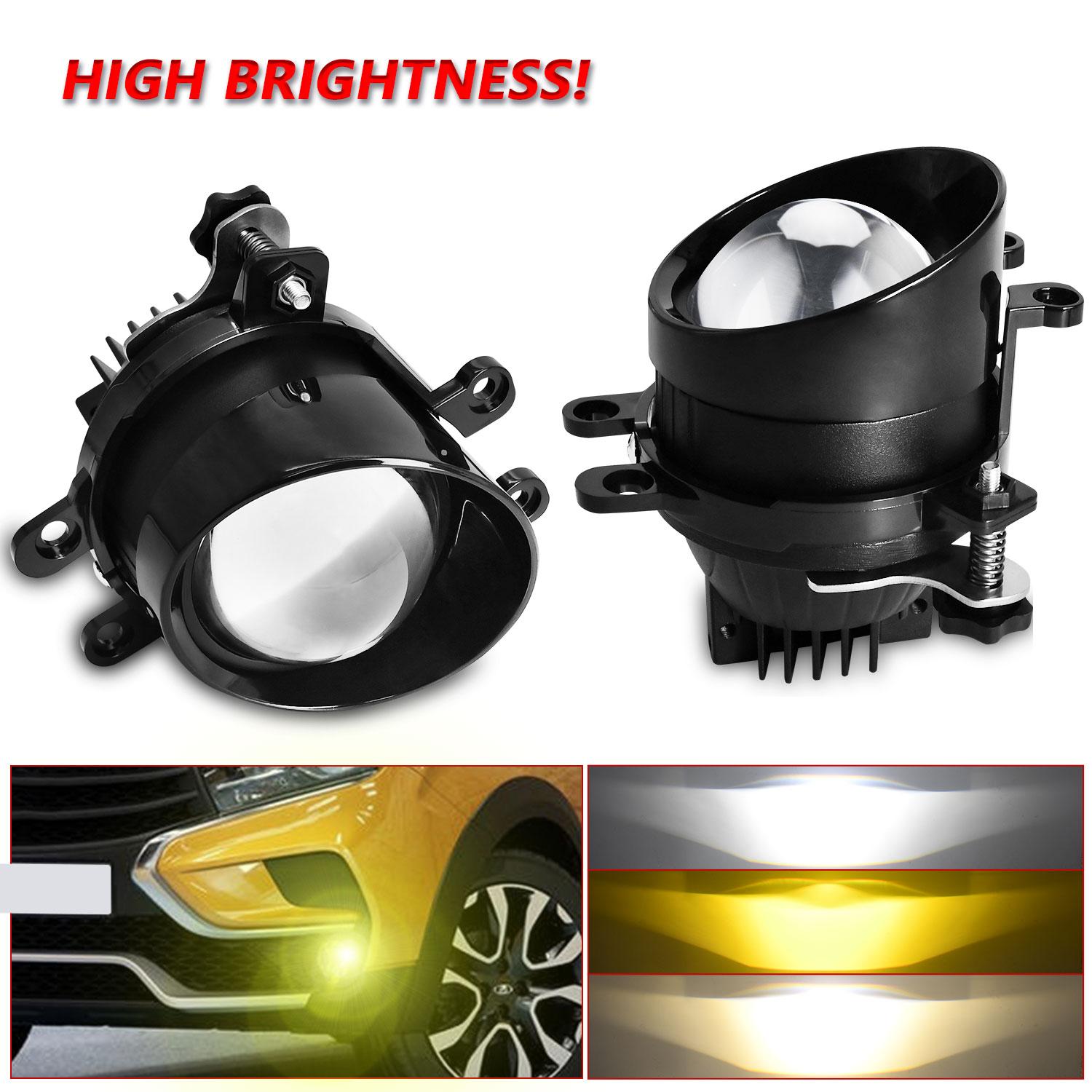 

3inch Projector Lens Fog Light LED Headlight For Toyota Camry Coaster Corolla Land Cruiser Highlander For Lexus FOR Peugeot Lamp