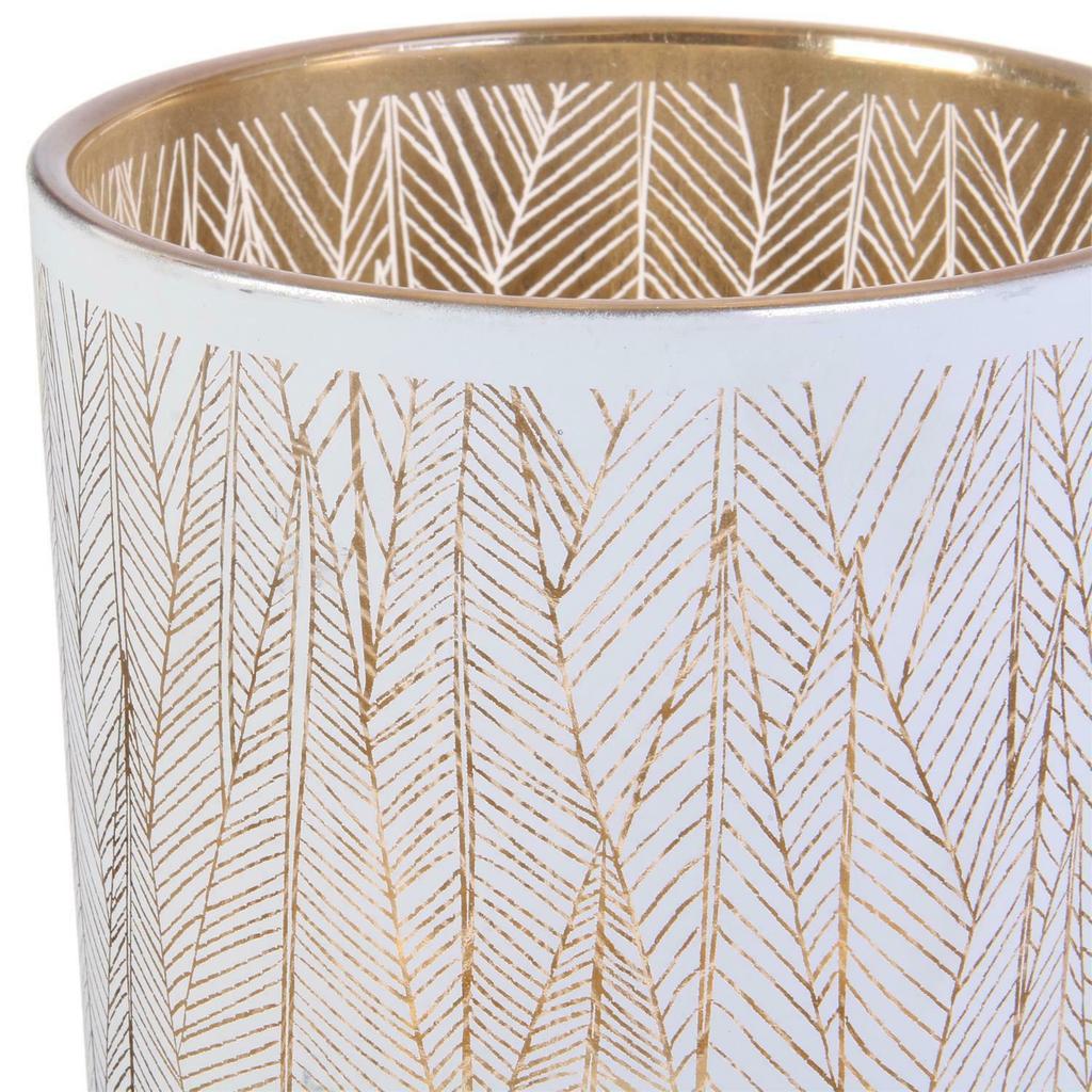 DECORATIVE Tauri Vase White Gold MODERN GLAMOUR