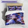 3pcs Custom Name Genshin Impact Characters Bedding Set Duvet Cover Closure Includes 1 Duvet Cover & 2 Pillowcases for All Seasons Bedroom Decor
