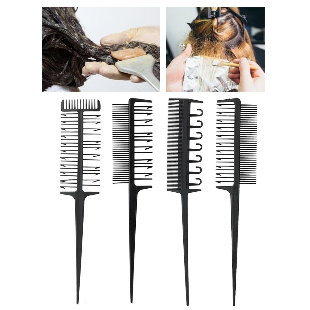 Professional Hairdresser Comb Set Hair Coloring Dying Highlight Salon Barber Tool