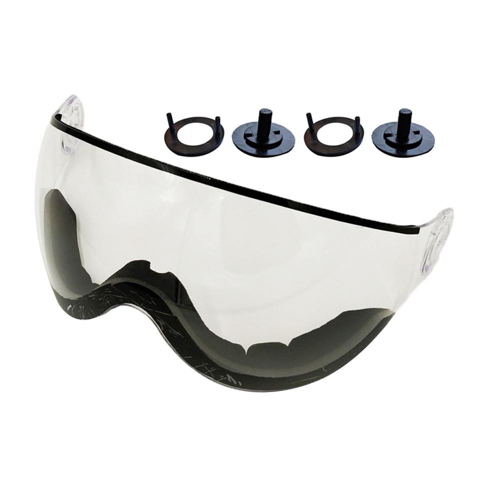 LOCLE Ski Helmet Visors of MS95 MS99 Multifunctional Wind-proof Dust-proof Spare Lens UV Protection Skiing Helmet Extra Lens
