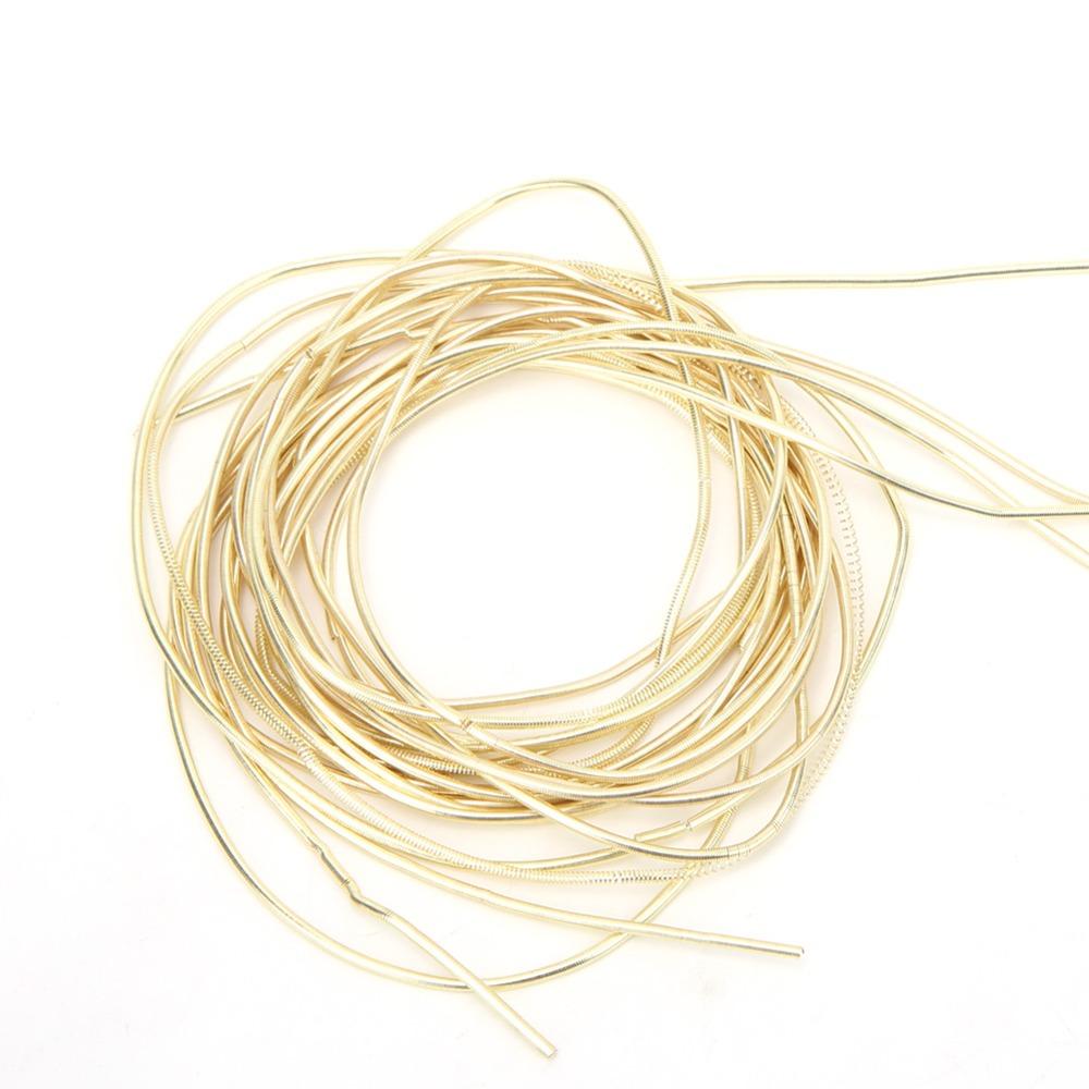 0,06 Zoll Durchmesser Stickgarn Glänzendes Finish Gold-/Silberdraht Vielseitiger Kupferdraht Zum Sticken