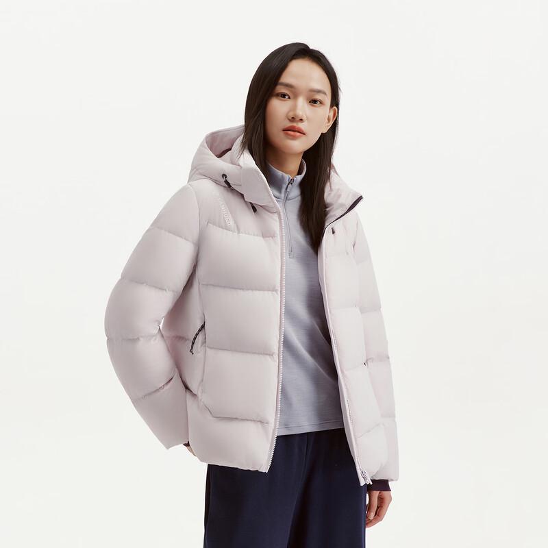 Tanboer Women's Short Down Jacket with Detachable Hood
