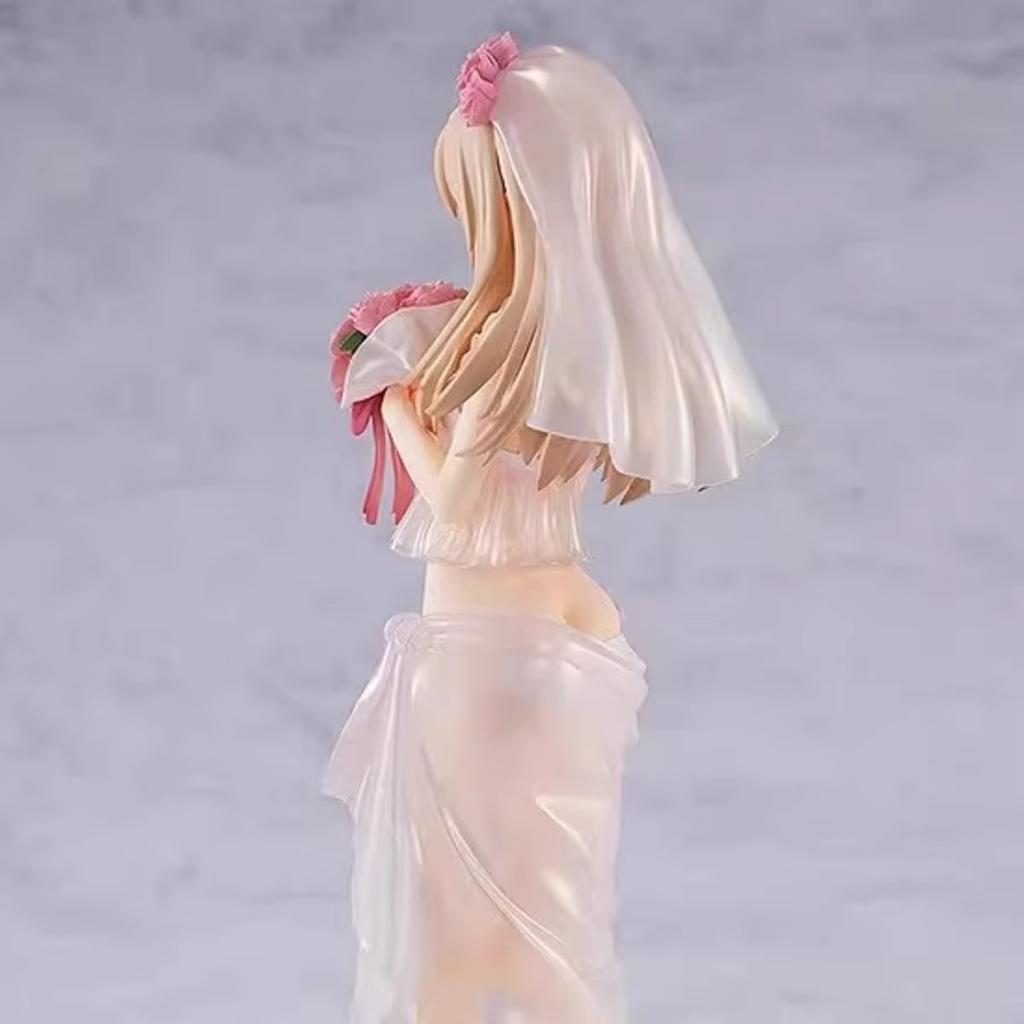 Anime Fate kaleid liner the Labyrinth of Magic Ilia Wedding Dress Ver. Girl Action Figure Model Toys