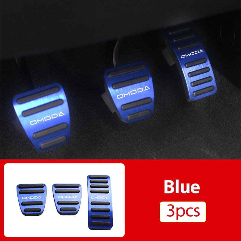 

Для Chery Omoda 5 C5 FX 2022 2023 2024 Алюминиевый сплав автомобиля акселератор газа педаль тормоза накладки накладки нескользящие аксессуары