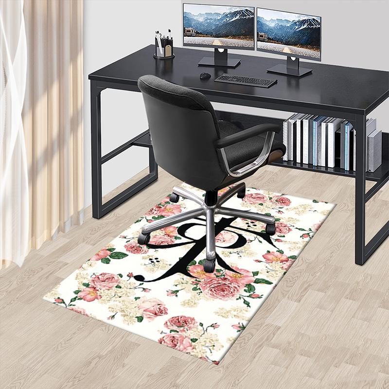 

Lord of the Rings Polyester Office Carpet Chair Mats, Home Decor Dormitory Floor Protector with Anti-Skid Backing, Large Area Coverage,Chris 60cm by 90cm