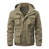 Outdoor Trench Coat Men's Multi-pocket Tooling Jacket Detachable Sleeve Jacket Men's Jacket
