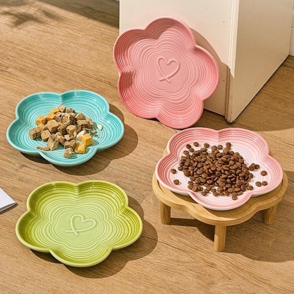 Large Capacity Pet Food Bowl Cervical Spine Protection Cat Water Bowl Dog Food Feeder  Outdoor Use