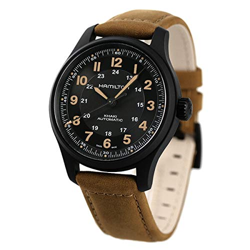 

HAMILTON Khaki Field Titanium Auto 42mm Titanium Watch H70665533 [Hamilton] Men s [Item] чорний