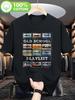 Unisexs Vintage 80s 90s Cassette Tape VHS BetaSVHS Print TShirt Old School Playlist Design with