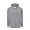 JHK Unisex Adult Plain Full Zip Hoodie