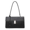 Large Capacity Tote Bag Women Minimalist Chic Crossbody Shoulder PU Leather Black Beige 2026