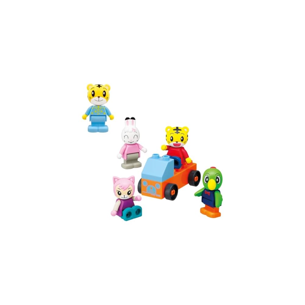 Bandai Shimajiro Action Block Series Doll Block Set with Shimajiro Block Doll