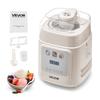 VEVOR Upright Automatic Ice Cream Maker with Built-in Compressor, 1L No Pre-freezing Gelato Maker & Frozen Yogurt Machine
