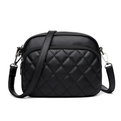 Marca Design Semplice Borse a Spalla a Tracolla da Donna Borse a Cartella Casual a Scacchi Diamantati da Donna Piccole Borse Messenger a Conchiglia Portafoglio da Viaggio