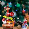 Wood Christmas Tree Decoration Wooden Christmas Tabletop Decor Centerpiece Table Centerpiece Scene Accessories For Mantle