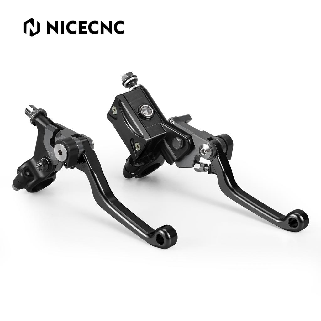 7/8" 22mm Hydraulic Brake Clutch Lever With Brake Fluid Reservoir Cap For Yamaha YZ85 YZ125 YZ250 YZ250F YZ450F TTR250 TTR600