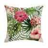 Federa Cuscino con Stampa Floreale, Copricuscino Traspirante per Tutte le Stagioni, Federa Cuscino con Design Botanico Nordico Tropicale, Morbida Custodia Decorativa per Cuscino per Divano Letto Sedia