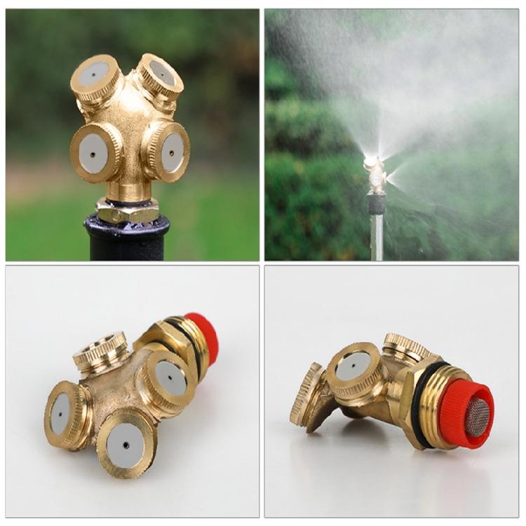 Rotating Lawn Watering Tool With Detachable Nozzle Design And Energy Efficient Misting Circulation For Horticultural Use