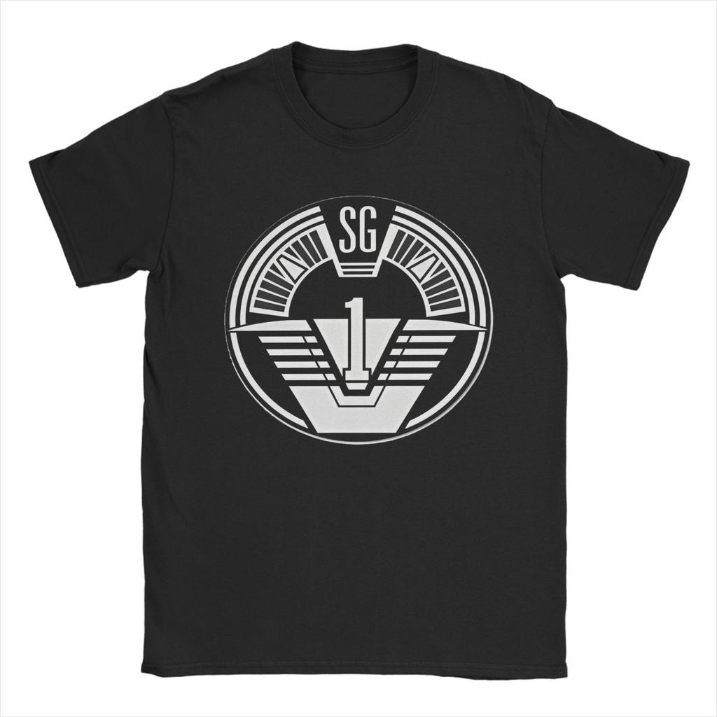Leisure Stargate SGC T-Shirt For Men Women Round Neck Short Sleeve Top Tee  Cotton Summer Clothing