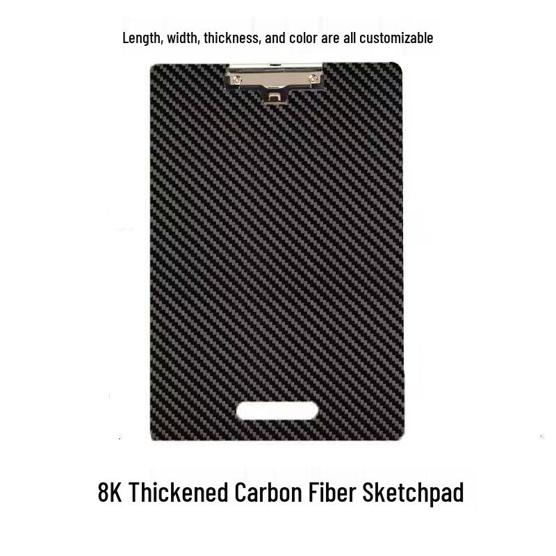 

Thickened Carbon Fiber 8K/6K Sketchpad Clipboard for Art Students - Portable Drawing Board