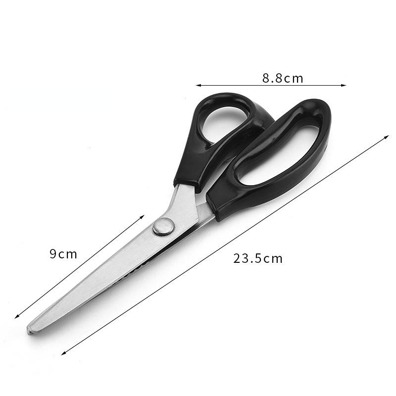 Stainless Steel Pinking Shears Comfort Grip Handled Professional Crafts Dressmaking Zig Zag Cut Scissors Sewing Scissors Fabric