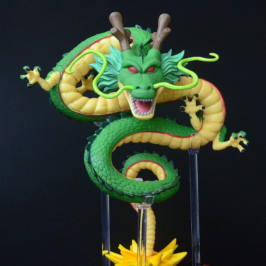 Anime Dragon Ball Shenron Summon Shenron Scene Anime Action Figure Model Gifts Collectible Figurines for Kids 18cm