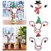 Christmas Wine Glass Holder Wine Racks Counter top Freestanding Metal, Uniquie Ornament for Home Decor & Kitchen Storage Rack, Bar, Wine Cellar,