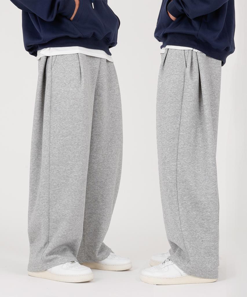 Opeumeideu Fleece-Lined Three-Puck Side Pintuck Balloon Training Pants