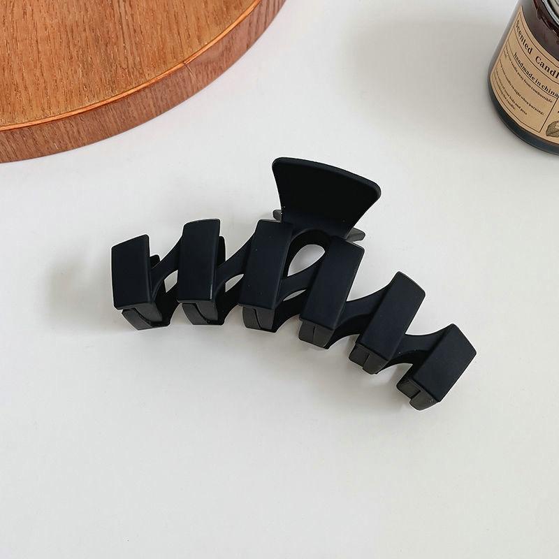 Большие заколки для волос в виде акулы для женщин, корейские заколки для волос, густые заколки для волос однотонного цвета, заколки для волос в виде краба, заколки для волос чёрный