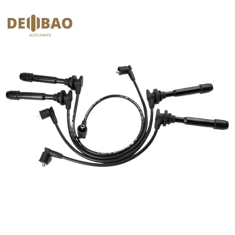 2750123B70  4PCS Spark Plug Wires For Hyundai Elantra Tiburon Tucson For Kia Spectra Spectra5