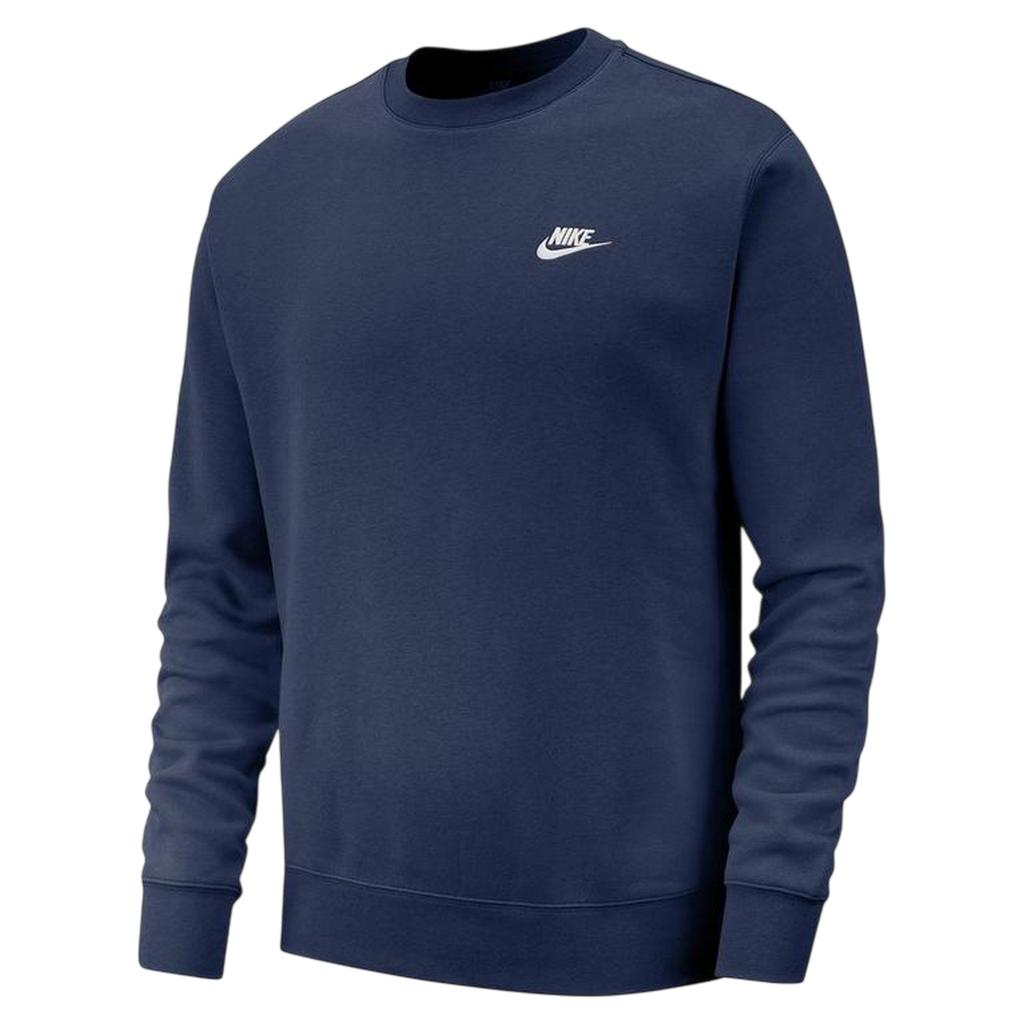 Nike Mens Club Logo Crew Neck Sweatshirt